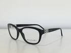 Bvlgari 4062-B 501 Rectangle Black Crystals Eyeglasses Optical Frame 52*17*140 Pre-owned. Price: $74.99.