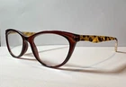 Lulu Guinness Readers LR07 2.5X Leopard Design Oval Full Rim 51-17-125MM Pre-owned. Price: $40.00.