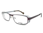 J.f Rey Eyeglasses Frames JF2628 7523 Plum Ice Blue Mesh Side Shields 55-16-144 New. Price: $299.99.