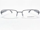 New Emporio Armani EA1029 3001 Mens Matte Black Half Rim Eyeglasses Frames 56/18. Price: $99.99.