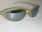 Ray-ban RB2047 Stunning Matte-silver Mirror Lens Cutters Wrap Sunglasses Pre-owned. Price: $319.99.