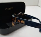 Euc Coach Eyeglass Frames With Case 5337 HC6078 Teal Confetti Lenses Not Removed Pre-owned. Price: $63.44.