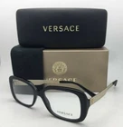 New Versace Eyeglasses Mod. 3241 GB1 52-17 140 Black & Gold Frames W/demo Lenses. Price: $289.99.