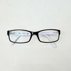 Ray-ban RB5114 2097 Eyeglasses Black White 52-16-135 Rectangle Optical Frame Pre-owned. Price: $55.00.