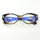 Tom Ford Eyeglasses Frames Icon TI5015-B 052 Havana Cat Blue Block 53-18-140 New. Price: $278.88.