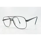 Capri PT55 Eyeglass Frames Men Gunmetal Aviator Double Bridge 56-20-145 Pre-owned. Price: $39.99.