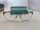 New Tiffany & Co. Reading Glasses Tf 1136 6007 53-16 140 Gold Black Perfect. Price: $195.00.