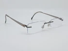 Morel Lightec 6281L GG013 Gunmetal Silver Rimless Eyeglasses Frame 53-18-140 Pre-owned. Price: $104.99.