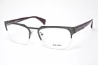 Prada Vpr 66Q SL3-1O1 Dark Gunmetal Brown Size 54/20/140 Made Italy Eyeglasses New. Price: $156.00.
