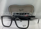 Ray-ban Square Eyeglasses Gray Transparent Frame Clear Demo RB7239 8257 54MM New. Price: $94.99.