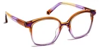 J.f. Rey JF1544 7228 Crystal Brown Purple/spring Hinge Authentc Eyeglasses 51-20 New. Price: $220.00.