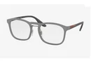 Prada Eyeglasses VPS06H VHD-1O1 Matte Gray With Red & Black New. Price: $169.00.