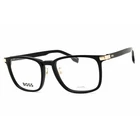 Hugo Boss Men's Eyeglasses Black/gold Acetate Rectangular Frame 1408/F 02M2 00 New. Price: $61.17.