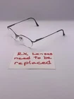 Brooks Brothers Eyeglasses BB211 51-19-135 Gunmetal Half Rim Oval Frame Italy Pre-owned. Price: $24.95.