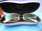 Ray-ban RB8632 1000 54 18 Silver Titanium Half-rim Eyeglasses Frames Pre-owned. Price: $49.00.