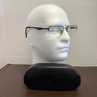 Ray-ban Eyeglasses Rb 6285 2503 Black, Half Rim 53-18-140 Frames Only Pre-owned. Price: $37.95.