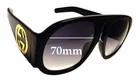 Sfx Replacement Sunglass Lenses Fits Gucci GG0152/S - 70MM Wide New. Price: $36.99.