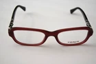 Coach Optical Milky Black Cherry Frame HC6075Q 5321 50-18-135 Eyeglasses New. Price: $49.99.