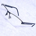 Morel Lightec Black 7992L Ngo 81 Eyeglasses Frame 57-15-140 France Half Rim Pre-owned. Price: $49.95.