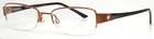 Charmant CH10849 Orange Womens Rectangle Half Rim Eyeglasses 51-18-130 B:29 New. Price: $24.99.