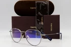 Tom Ford TF5749-B Eyeglasses Ruthenium Blue 012 Authentic 52MM New. Price: $199.95.