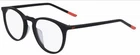 New Nike Rx-able Eyeglasses 7251 007 49-20 Round Matte Black & Red Plastic Frame. Price: $149.99.