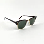 Ray-ban Havana Gold Clubmaster Sunglass Frames Rb 3016 W0366 51-21-145 3N Pre-owned. Price: $24.99.