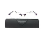 Marchon Airlock Eyeglasses Frame AL820/80 254 52-18-135 Purple/grey Excellent Pre-owned. Price: $50.00.