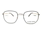 Unit New Elton John Academy Black Gold Eyeglass Frames 51-19-140 #742. Price: $102.00.