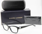 New Ralph Lauren Rl 6113Q 5001 Black Gold Authentic Frames Eyeglasses 52-17. Price: $67.15.