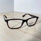 Ray-ban RB7047 5451 Eyeglasses Dark Brown Frames Only 54-17-140 Pre-owned. Price: $27.96.
