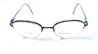 Elle EL18572 Eyeglasses Frames 49 19 135 Women's Half Rim Flex Hinge Purple Pre-owned. Price: $13.00.
