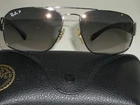 Ray-ban Italy RB3427 Top Blueish Gradient Polarized Explorer Aviator Sunglasses Pre-owned. Price: $239.99.