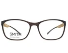 Smith Eyeglasses Frames Prowess FG4 Brown Gold Rectangle Full Rim 57-17-140 New. Price: $29.99.
