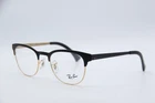 Ray-ban Rb 6317 2833 Black Gold Authentic Frames Eyeglasses 51-20 Pre-owned. Price: $144.30.
