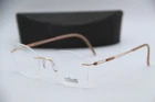 New Silhouette 5521 Eu 3530 Brown Authentic Designer Eyeglasses W/case 53-19. Price: $319.80.