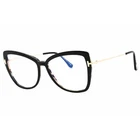 Tom Ford Women's Eyeglasses Black/other Cat Acetate Frame FT5882-B 005 New. Price: $128.39.