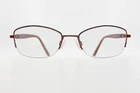 Elle Eyeglasses Frame EL13427 Wi Women's Dark Brown Metal Half Rim 50-18-135 Pre-owned. Price: $20.99.