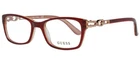 Guess GU2677 Red & Gold Copper 069 Plastic Women Eyeglasses Frame 53-17-135 New. Price: $87.60.