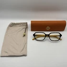 Tory Burch TY2043 1274 Tortoise Mustard Eyeglass Frames Size 50-17-135 Pre-owned. Price: $49.99.