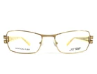 J.f. Rey Eyeglasses Frames JF2394 6666 Brushed Gold Gilded Amber 52-17-125 New. Price: $249.99.