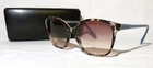 Prada, Italy SPR010 Eyewear, 55-17-140 Tortoise & Steel Blue Plastic Frame Pre-owned. Price: $39.99.