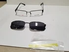 Easytwist Eyeglasses, Polarized Magnetic Clip-on Patented Technology CT207 New. Price: $27.95.