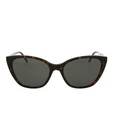 Saint Laurent Womens Cat Havana Silver Grey Fashion Designer Eyewear Pre-owned. Price: $134.99.