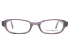 Emporio Armani Eyeglasses Frames 620 452 Clear Purple Rectangle 49-19-135 New. Price: $55.29.