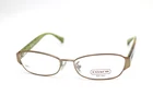 Coach Hc 5018 (rose) 9002 Satin Brown Sand 53-15-135 Eyeglass Frames Flex Hinges New. Price: $46.99.