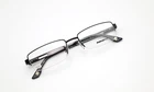 Marchon Nyc Courtland 001 Satin Black 53-18-140 Half Rim Frames Flex Hinges L636 New. Price: $39.99.