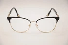 Saks Fifth Avenue 90/S DL2F8 Cat Eye Frames Gold/black 54-16-135 New*. Price: $35.36.