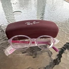 Ray-ban RB1616D 3912 Pink Full Rim Plastic Eyeglass Frames 47MM With Case New. Price: $59.99.