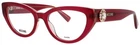 Moschino MOS631 0LHF 52 Eyeglasses Burgundy Frame Mm New. Price: $67.99.